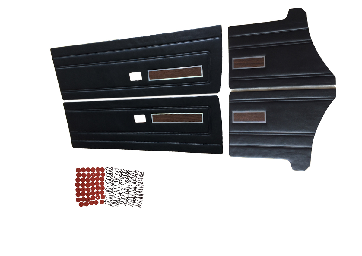 W6505-C Mopar 1971 Duster, Duster 340 and Demon F/R Woodgrain Deluxe Panels